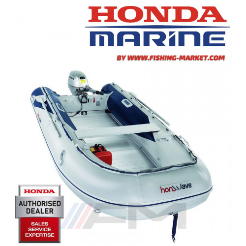 HONDA - Надуваема моторна лодка с алуминиево дъно и надуваем кил 395 cm. HonWave T40 AE2